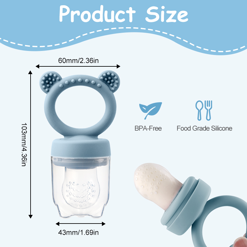 Silicone Bear Shaped Baby Frui - огляд і ціна Health Wellness Items