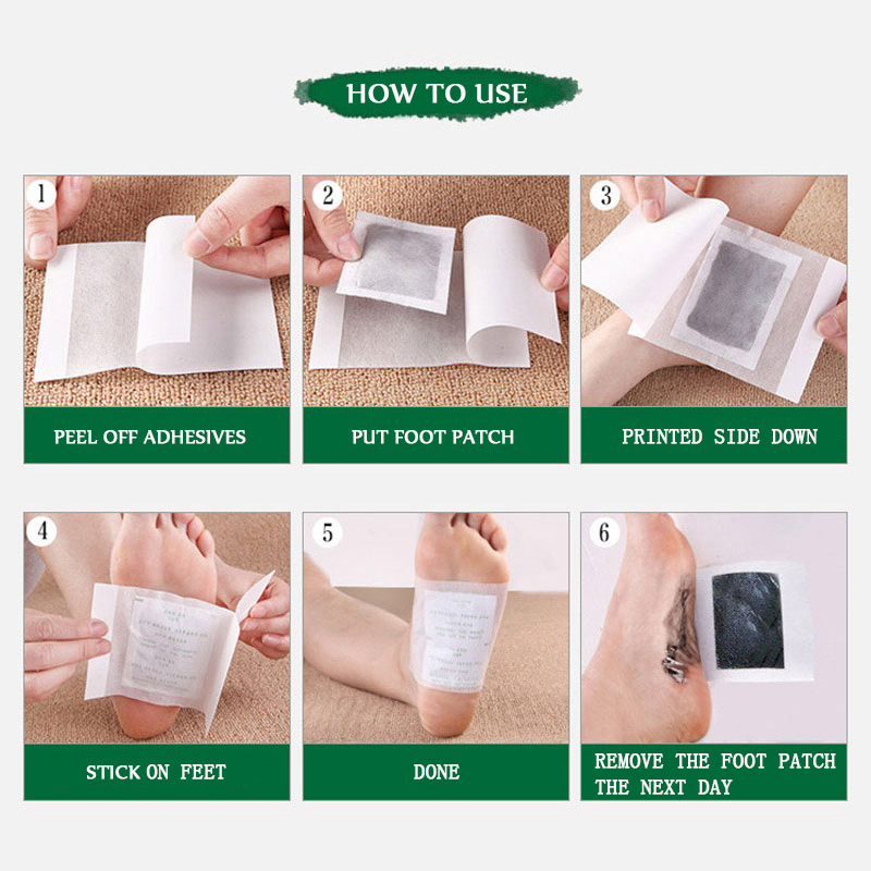 10pc Detox Foot Patch Anti-Swe - огляд і ціна Detox Foot Patch