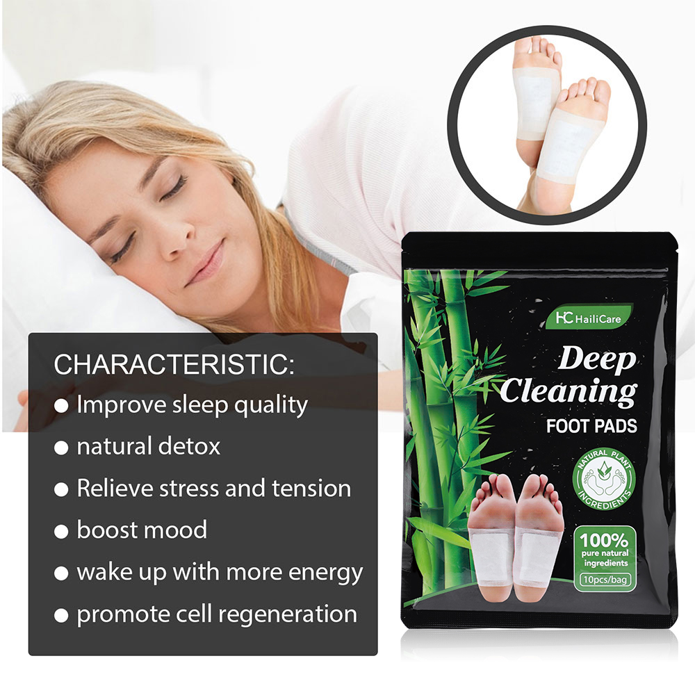 10pcs Mugwort Bamboo Charcoal  - огляд і ціна Detox Foot Patch