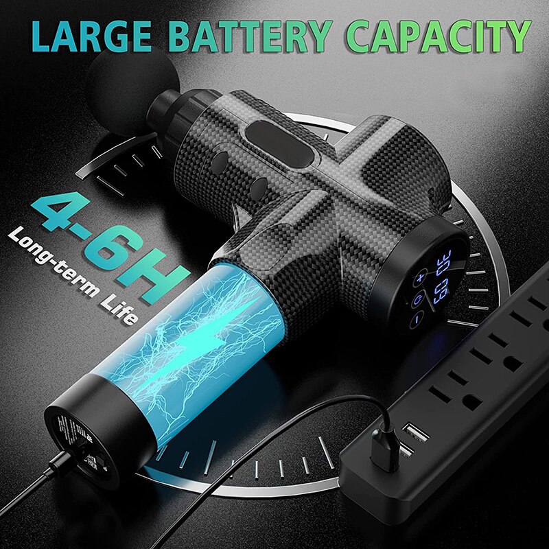 Deep Tissue Massage Gun Portab - огляд і ціна Massage Gun Deep Tissue