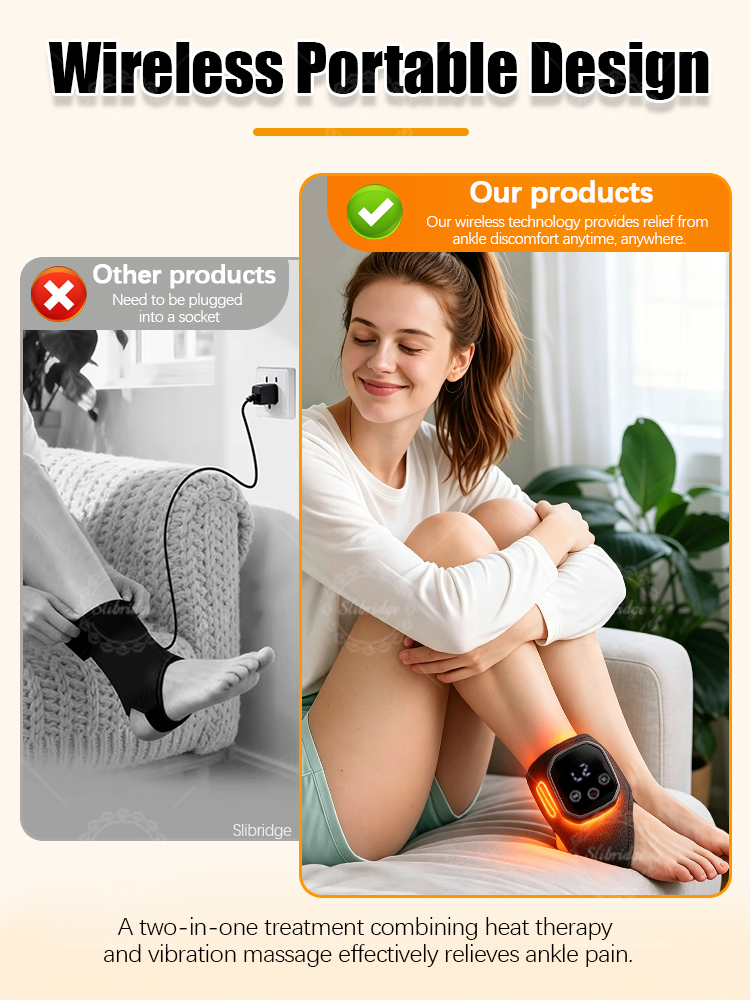 Electric Ankle Massager Heatin - огляд і ціна Ankle Brace Support