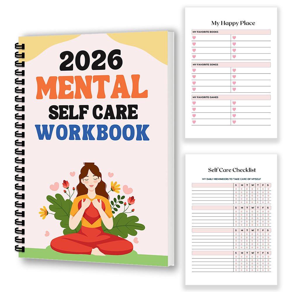 1PC 2026 Mindful Mental Self-C - огляд і ціна Health Wellness Journal