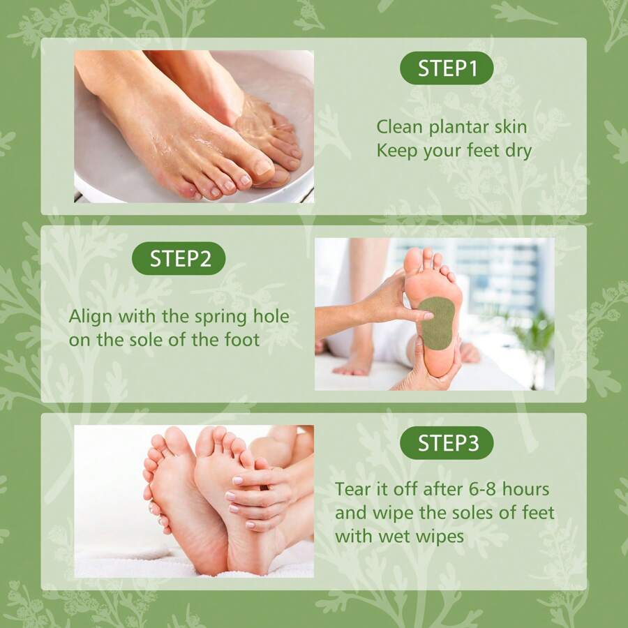 12-60PCS Detox Foot Patches Fe - огляд і ціна Detox Foot Patch