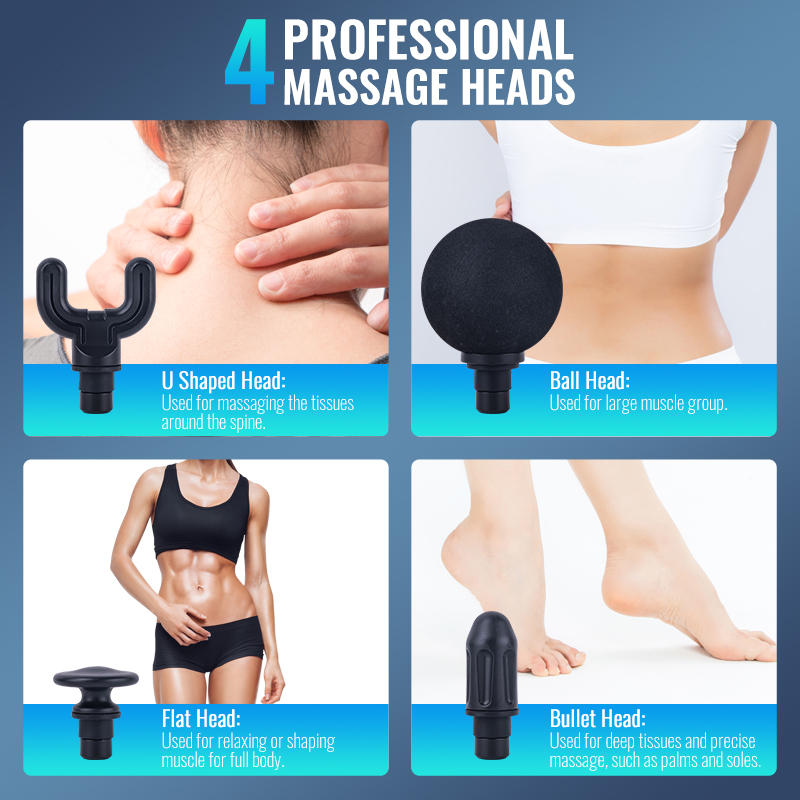 Long Handle Muscle Gun Full Bo - огляд і ціна Massage Gun Deep Tissue
